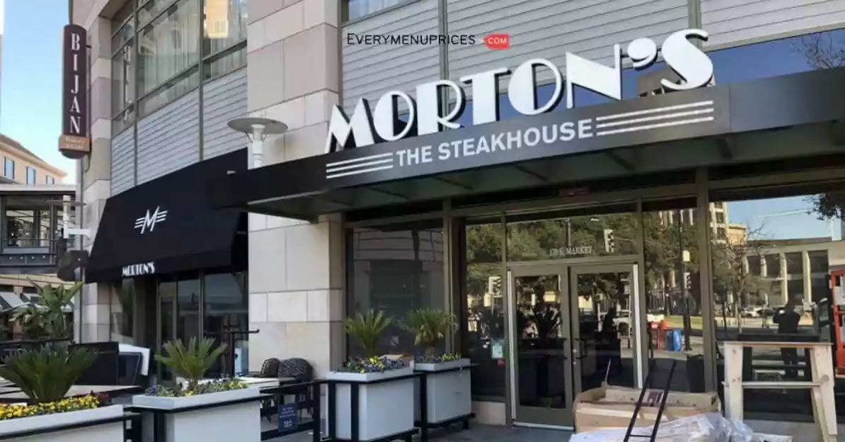 Menu Prices Morton's Steakhouse everymenuprices.com