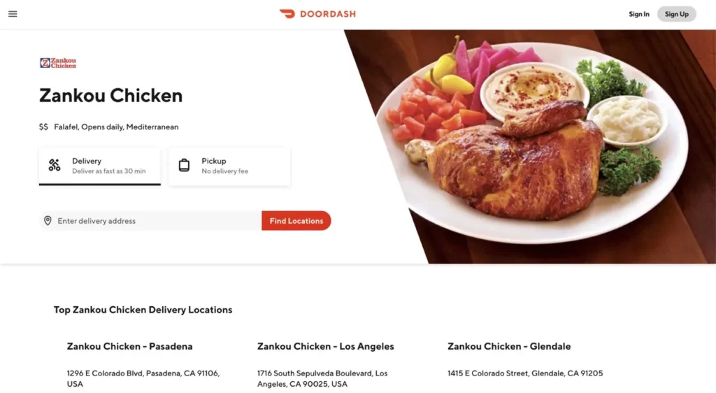 Zankou Chicken Order Online usamenuprices