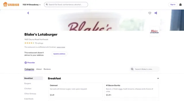 Blake's Lotaburger Order Online everymenuprices