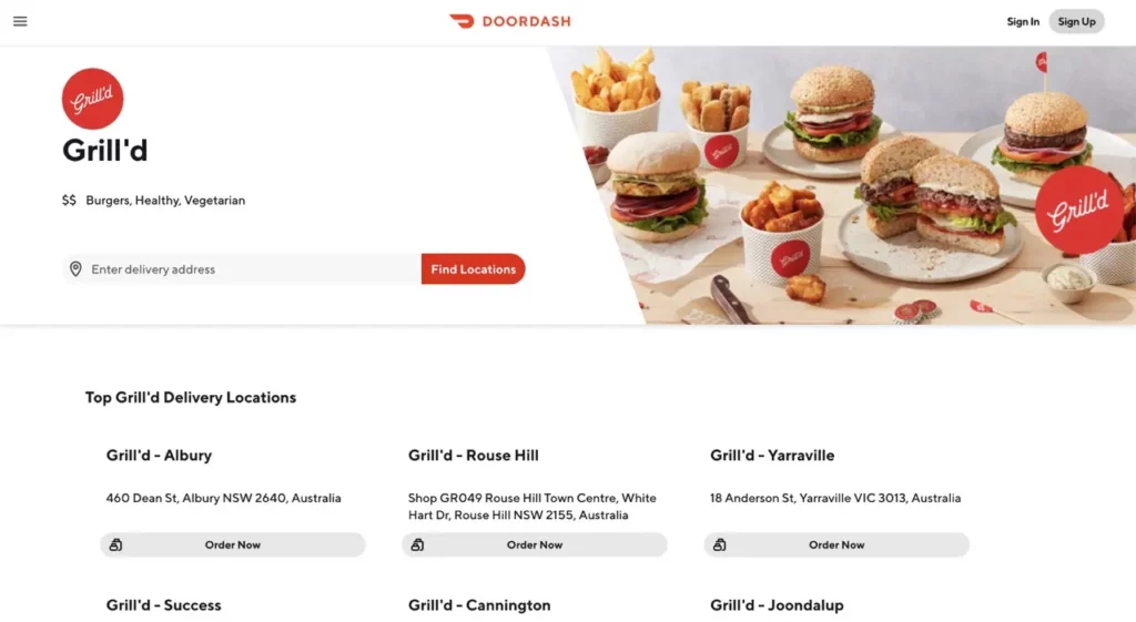 Grill'd Order Online everymenuprices