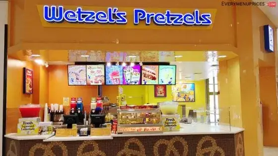 Wetzel Pretzel Menu Prices everymenuprices.com