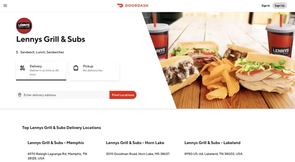 Lennys Grill & Subs Order Online everymenuprices