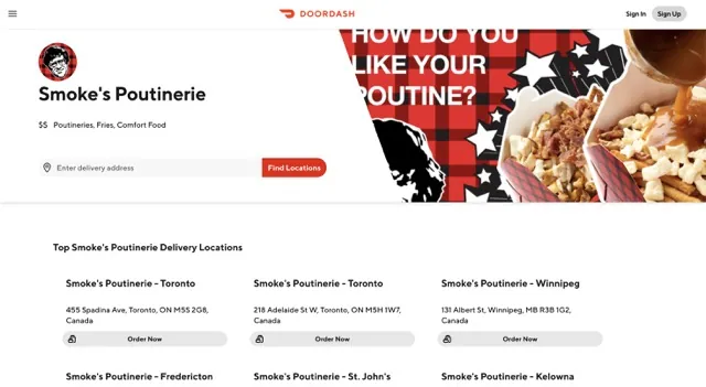 Smoke's Poutinerie Order Online everymenuprices