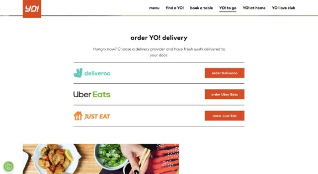 YO! Sushi Order Online everymenuprices.com