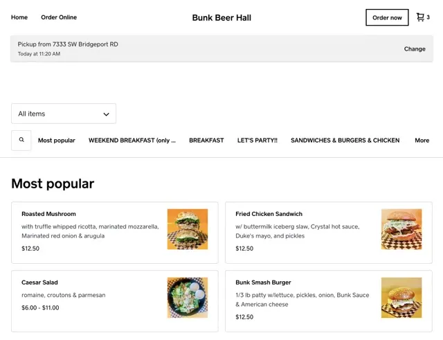 Bunk Sandwiches Order Online everymenuprices
