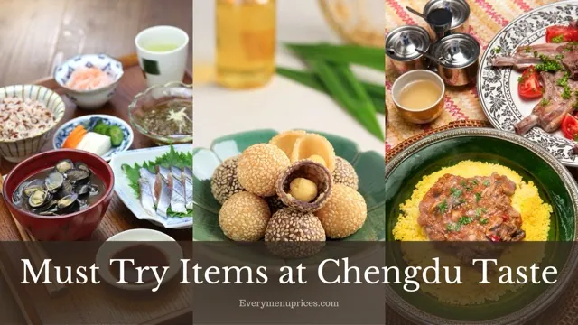 Must Try Items at Chengdu Taste