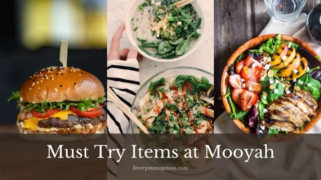Must Try Items at Mooyah everymenuprices.com