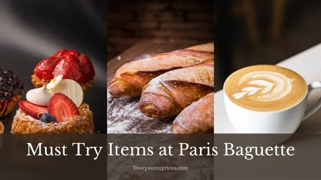 Must Try Items at Paris Baguette