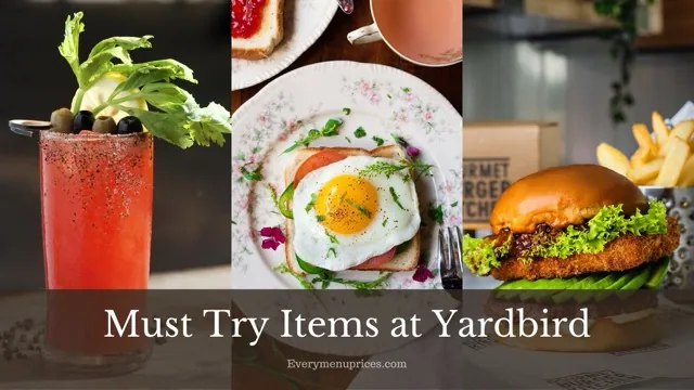 Must Try Items at Yardbird