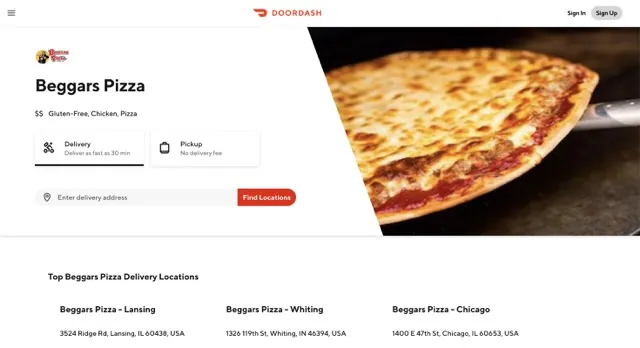 Beggars Pizza Order Online everymenuprices