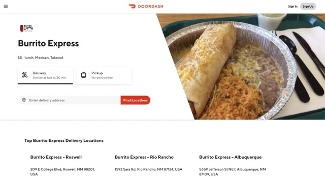 Burrito Express Order Online everymenuprices