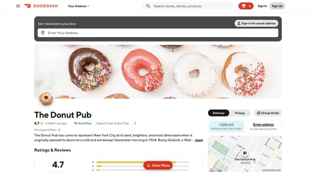 The Donut Pub Order Online everymenuprices