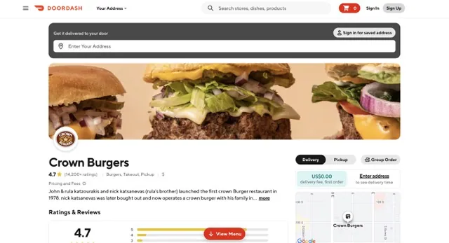 Crown Burgers Order Online everymenuprices