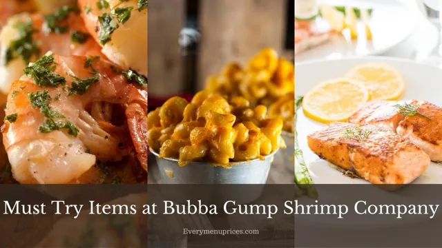 Must Try Items at Bubba Gump Shrimp Company