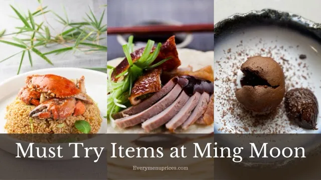 Must Try Items at Ming Moon