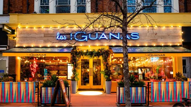 Las Iguanas Menu With Prices UK Everymenuprices.com